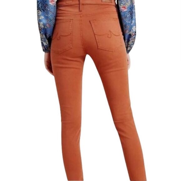 Anthropologie AG The High Rise Abbey Ankle Super Skinny Sateen Jean - Picture 4 of 13